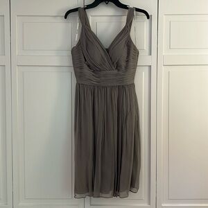 Donna Morgan Chiffon Dress, Silver